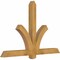 Ekena Millwork Redmond Rough Sawn Timber Gable Bracket, Western Red Cedar, 60"W x 40"H x 4"D x 4"F, 16/12 Pitch GBW060X40X0404RED00RWR - alternate 3